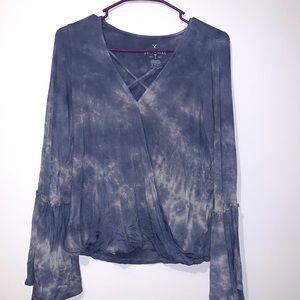 American Eagle soft and sexy blouse flow sleeves
